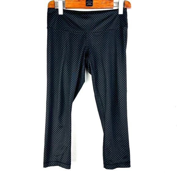 Lululemon Wunder Under Leggings‎ Teeny Dot Black 21” Size 8 Polka Dot Print - Picture 7 of 7